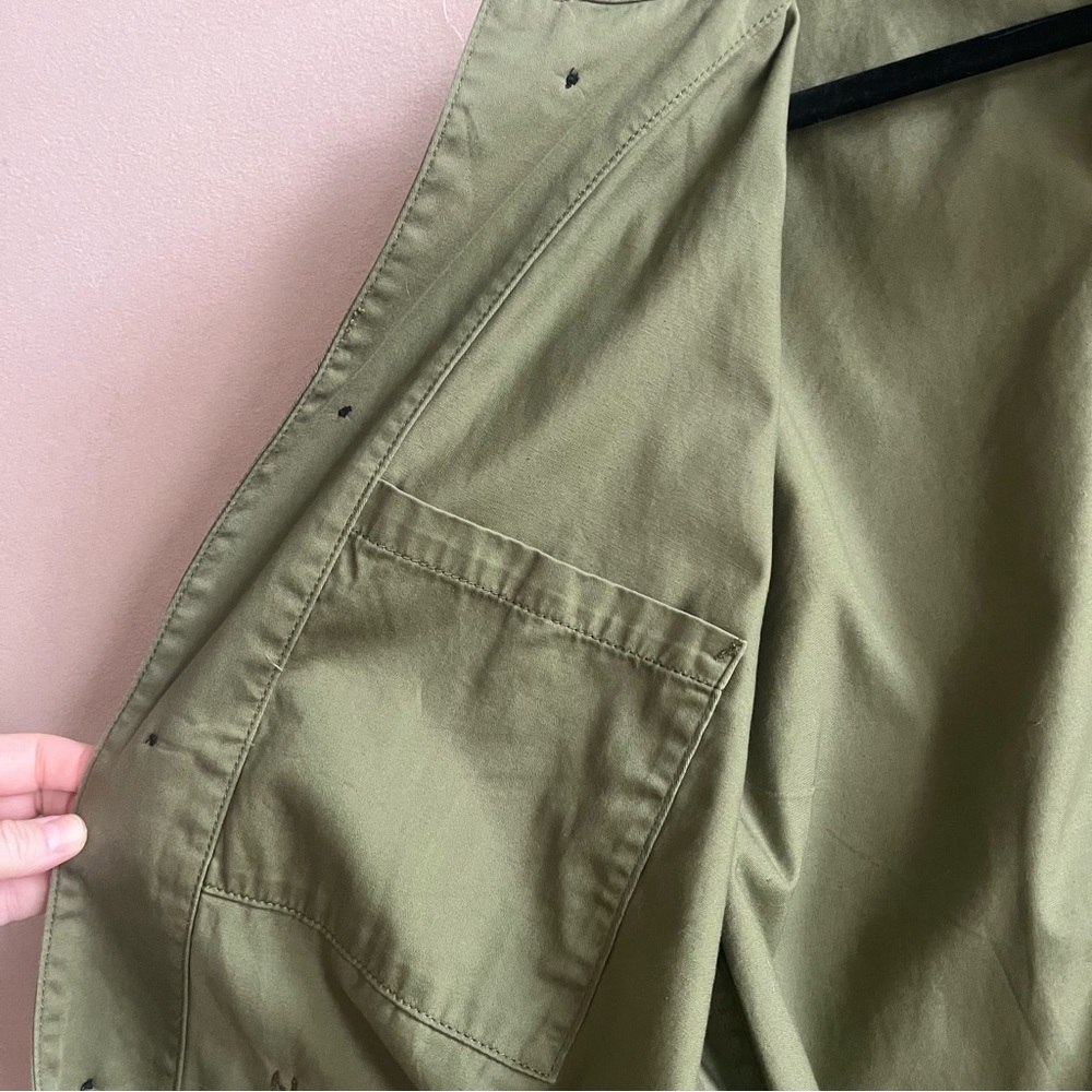 Todd Snyder NEW Men’s Patched French Chore Coat Surplus Olive In L - Picture 8 of 15